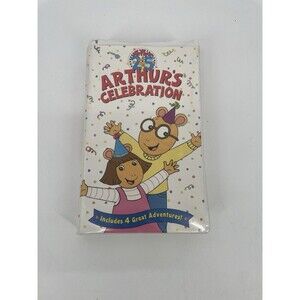 Arthur VTG Arthurs Celebration VHS 2001 Clam Shell Case Y2K Cartoon
